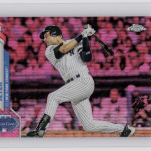 2020 Topps Chrome Update Derek Jeter Pink Wave #U-67 Yankees
