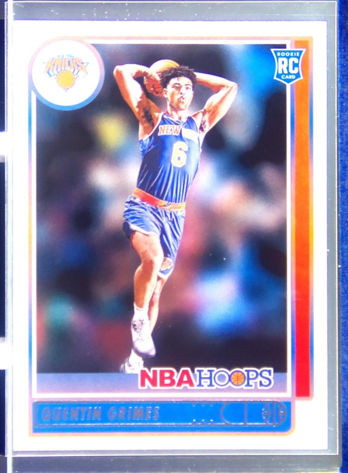 2021-22 Hoops Quentin Grimes RC #206 Knicks