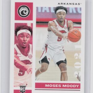 2021-22 Panini Chronicles Draft Picks Moses Moody RC #11 Razorbacks