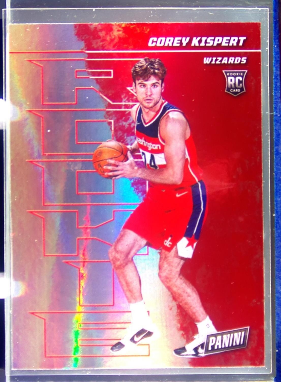 2021-22 Panini NBA Player of the Day Corey Kispert Silver RC #65 Wizards