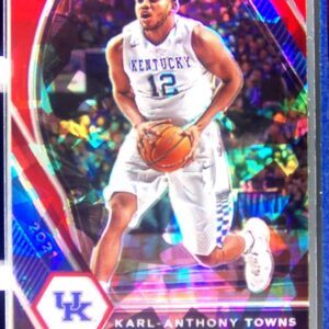 2021-22 Prizm Draft Picks Karl-Anthony Towns Red Ice #67 Wildcats