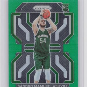 2021-22 Prizm Sandro Mamukelashvili Green #293 Bucks