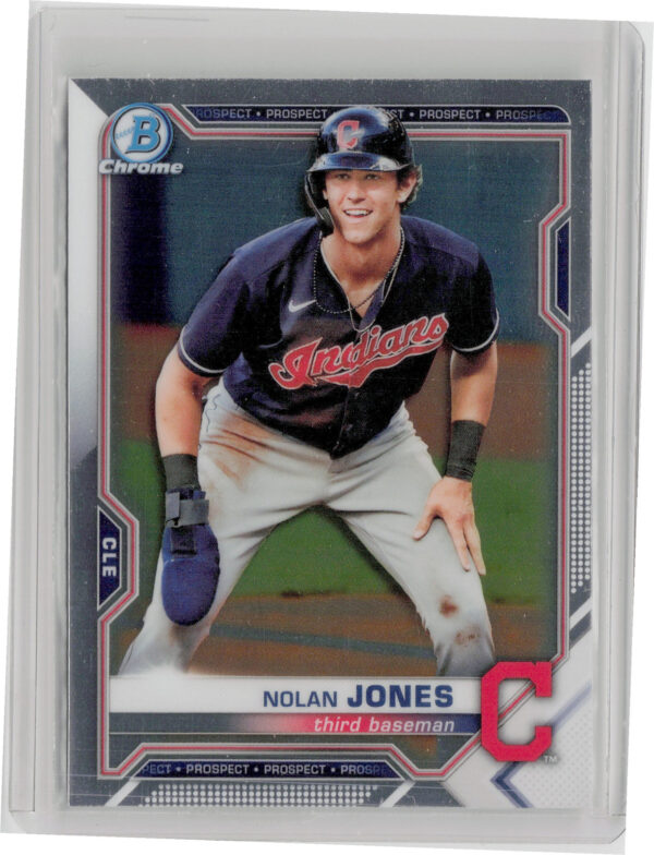 2021 Bowman Nolan Jones #BCP-35 Indians Chrome Prospects