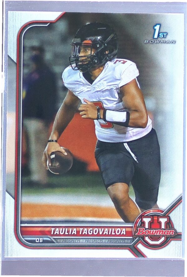 2021 Bowman University Taulia Tagovailoa RC #32 Terrapins