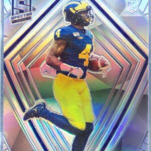 2021 Chronicles Draft Nico Collins Spectra Silver RC #299 Wolverines