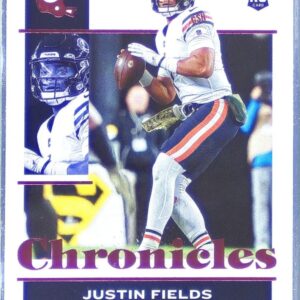 2021 Chronicles Justin Fields Pink RC #19 Bears