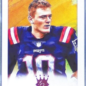 2021 Chronicles Mac Jones RC #GK-5 Patriots Gridiron Kings Pink