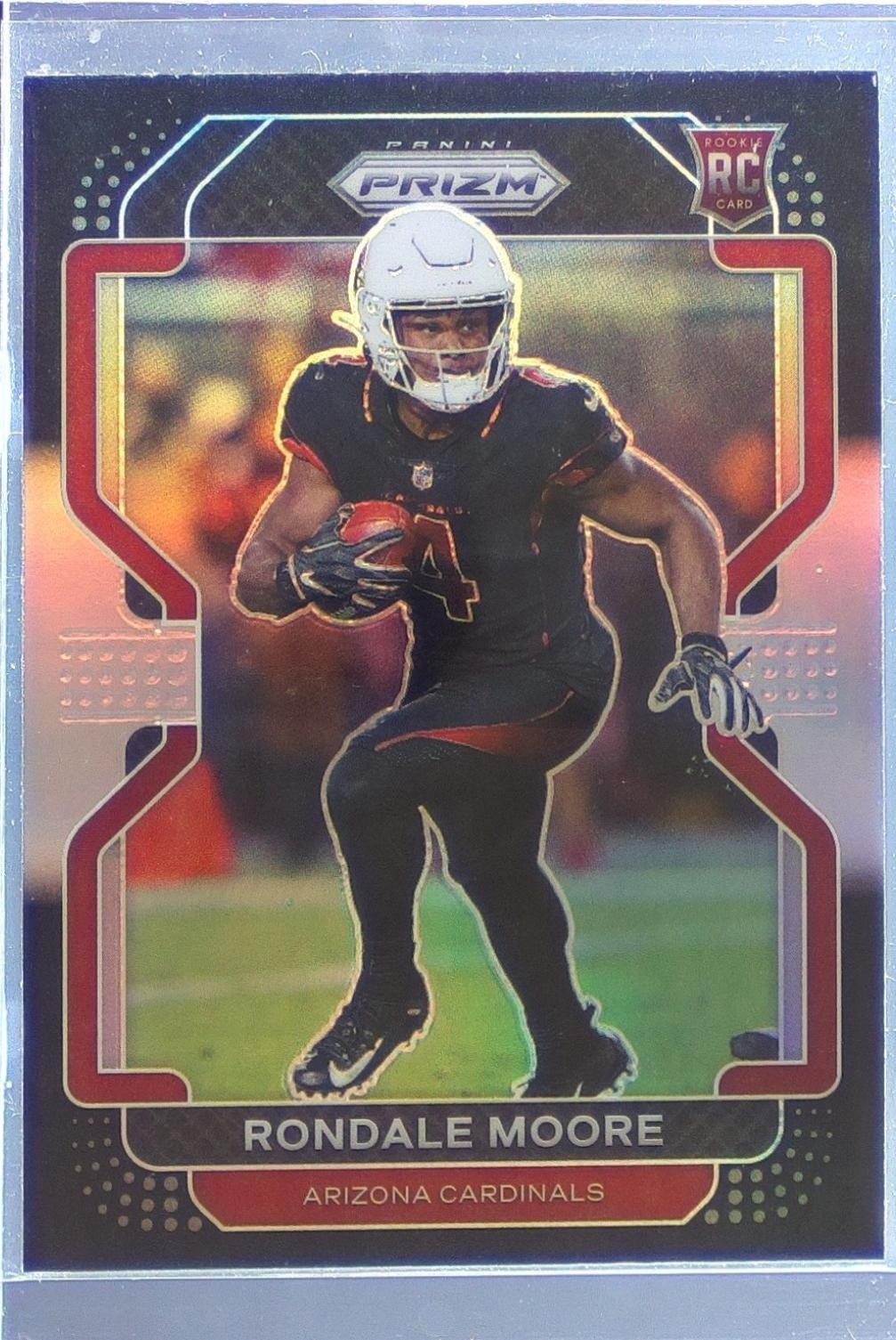 2021 Chronicles Rondale Moore RC #PB-22 Cardinals Prizm Black Silver