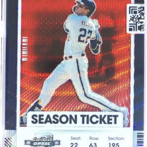 2021 Contenders Christian Yelich Optic Red #9 Brewers