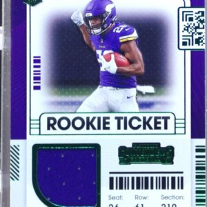 2021 Contenders Kene Nwangwu RC JSY #RSV-KNW Vikings Rookie Ticket Swatches Var