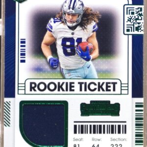 2021 Contenders Simi Fehoko JSY RC #RSV-SFE Cowboys Rookie Ticket Swatches Var