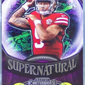 2021 Contenders Trey Lance RC #SN-TLA 49ers Supernatural