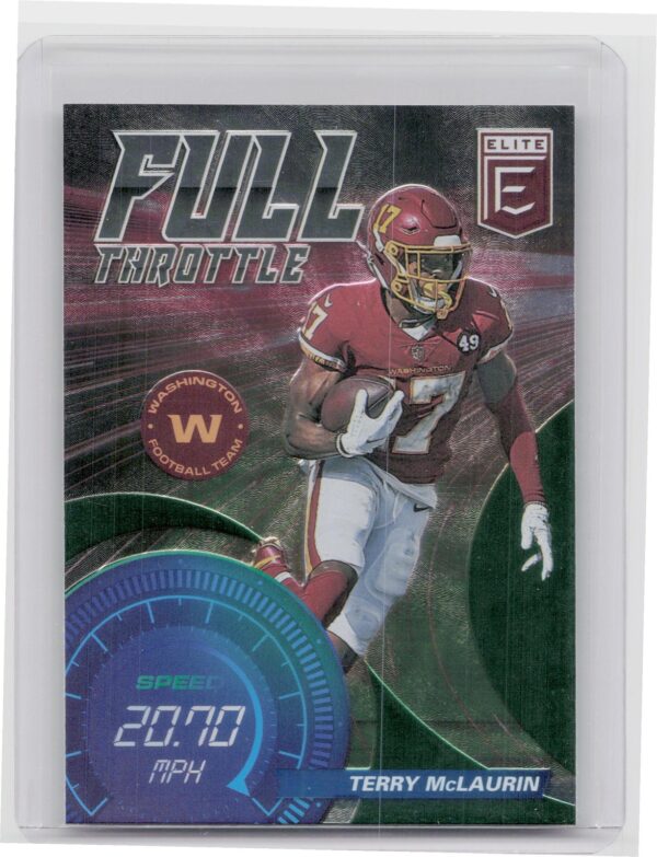 2021 Donruss Elite Terry McLaurin #FT10 Team Full Throttle Pink
