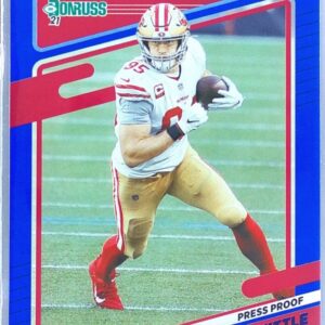 2021 Donruss George Kittle Press Proof Blue #54 49ers