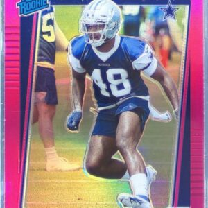 2021 Donruss Jabril Cox Optic Rated Rookie Preview Pink RC #P-317 Cowboys