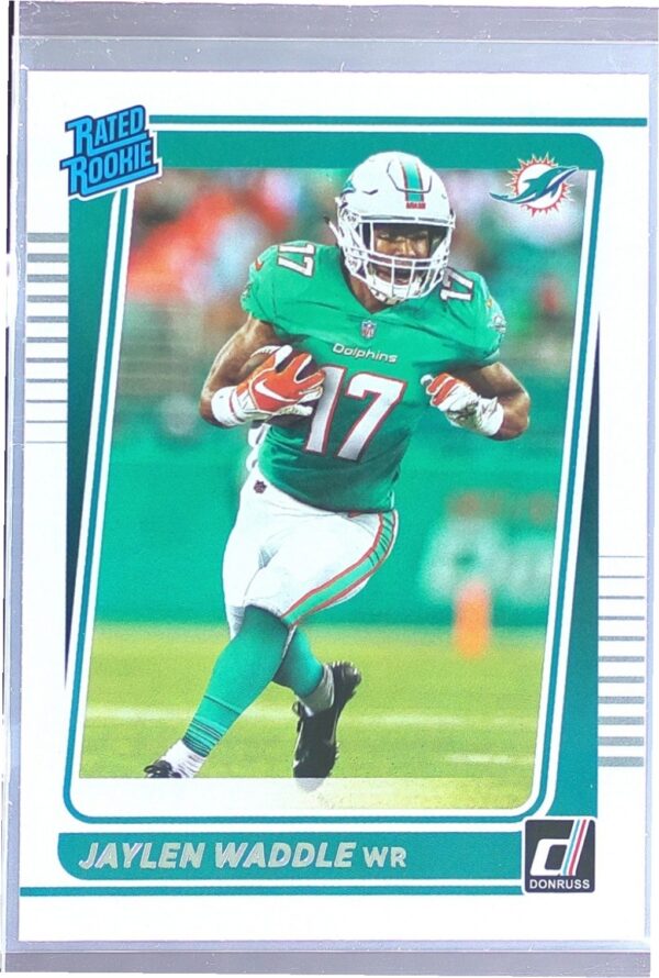 2021 Donruss Jaylen Waddle RC #263 Dolphins