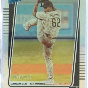 2021 Donruss Luis Patino Career Stat Line /171 RC #55 Padres