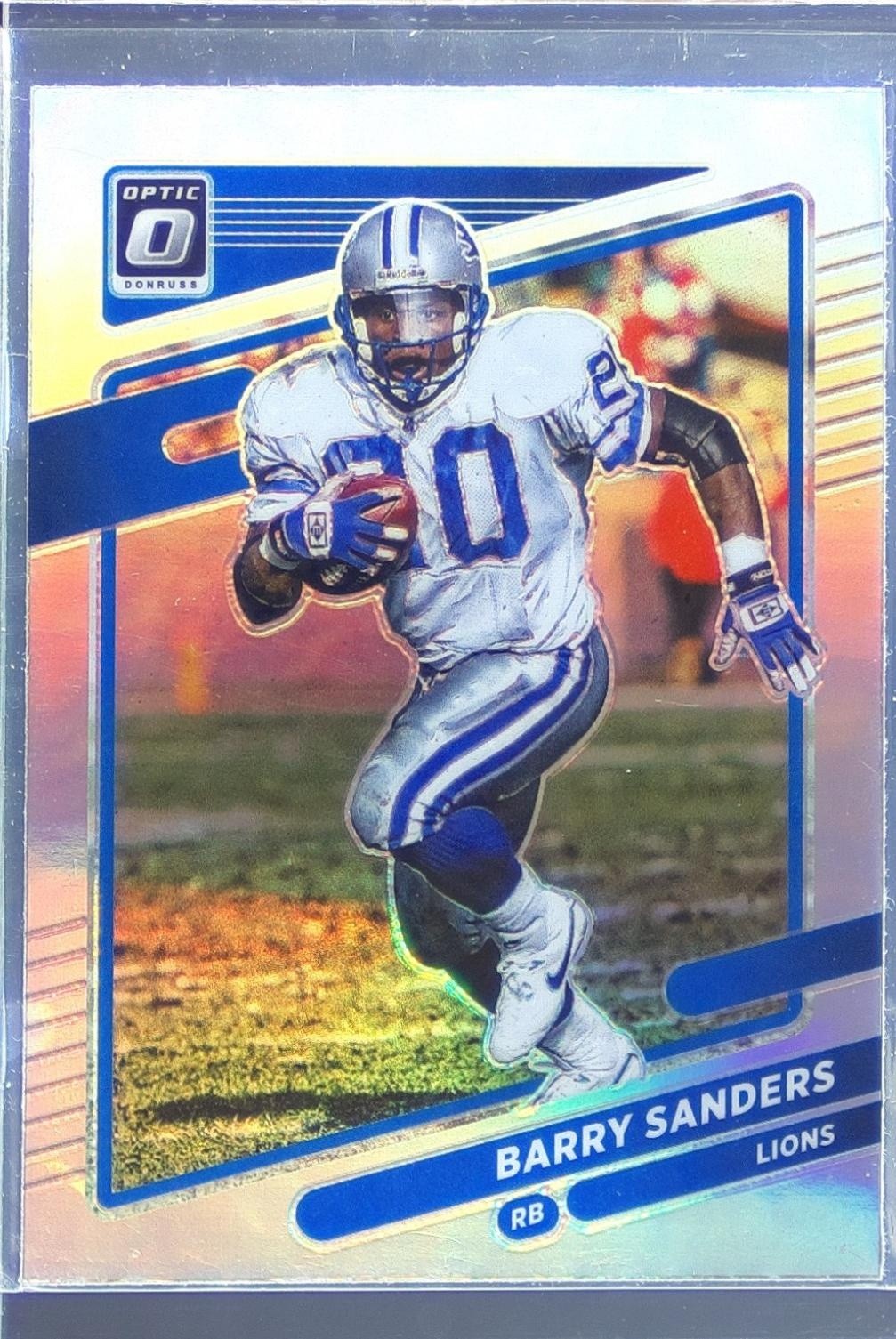 2021 Donruss Optic Barry Sanders Holo #87 Lions
