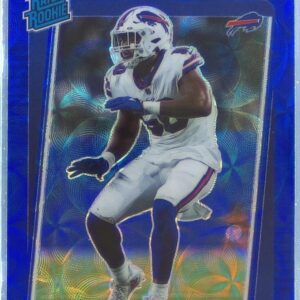 2021 Donruss Optic Greg Rousseau Blue Scope RC #253 Bills