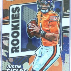 2021 Donruss Optic Justin Fields RC #RGK-4 Bears Rookie Gridiron Kings