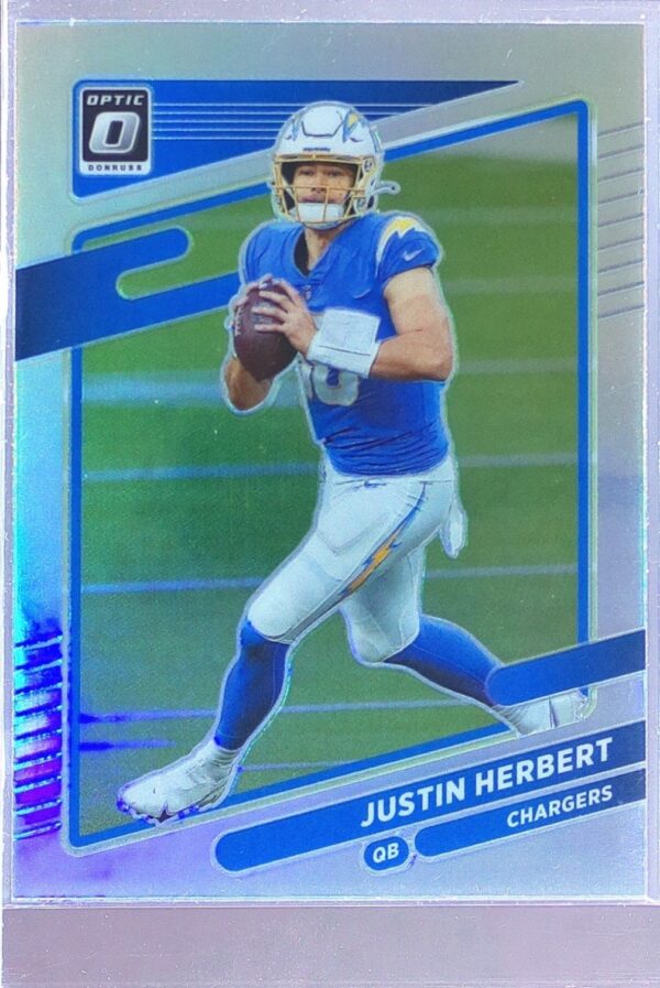 2021 Donruss Optic Justin Herbert Holo #47 Chargers