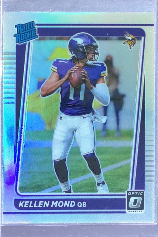 2021 Donruss Optic Kellen Mond Holo RC #221 Vikings