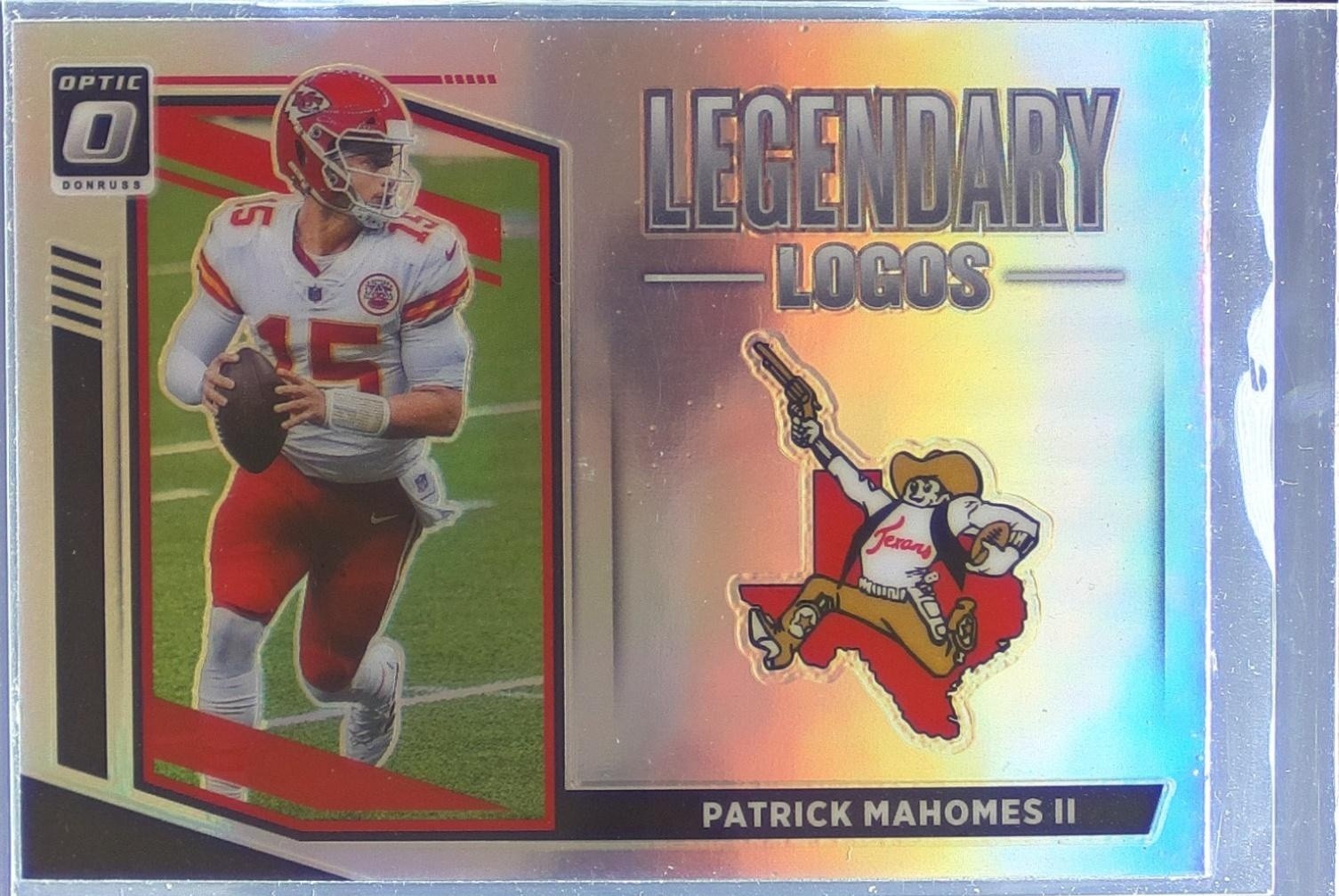 2021 Donruss Optic Patrick Mahomes II #LL-10 Chiefs Legendary Logos