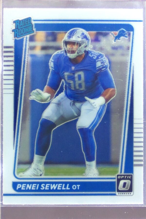 2021 Donruss Optic Penei Sewell RC #260 Lions