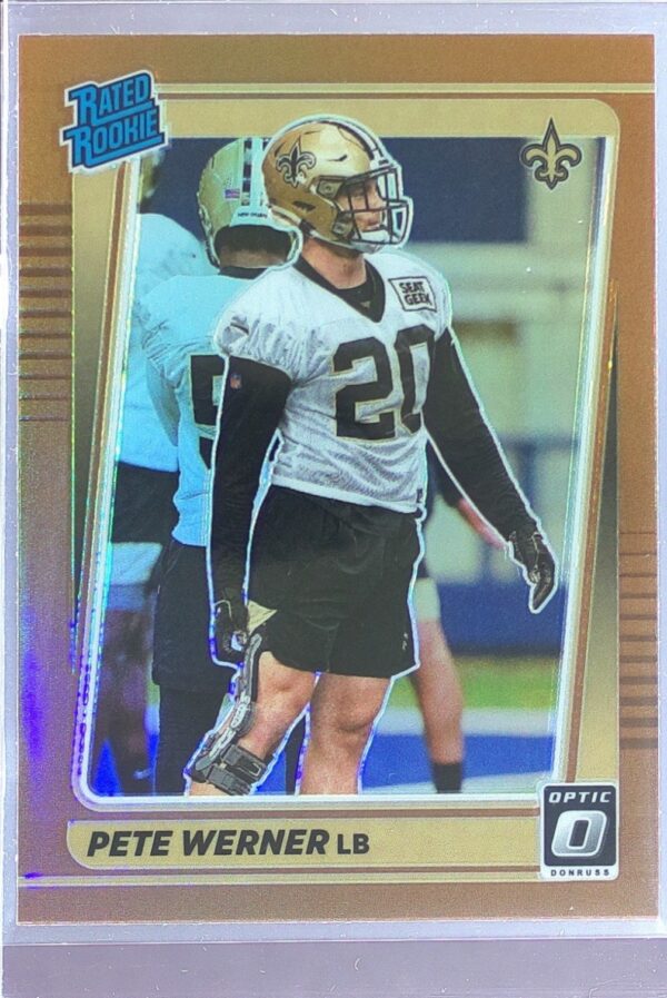 2021 Donruss Optic Pete Werner Bronze RC #276 Saints