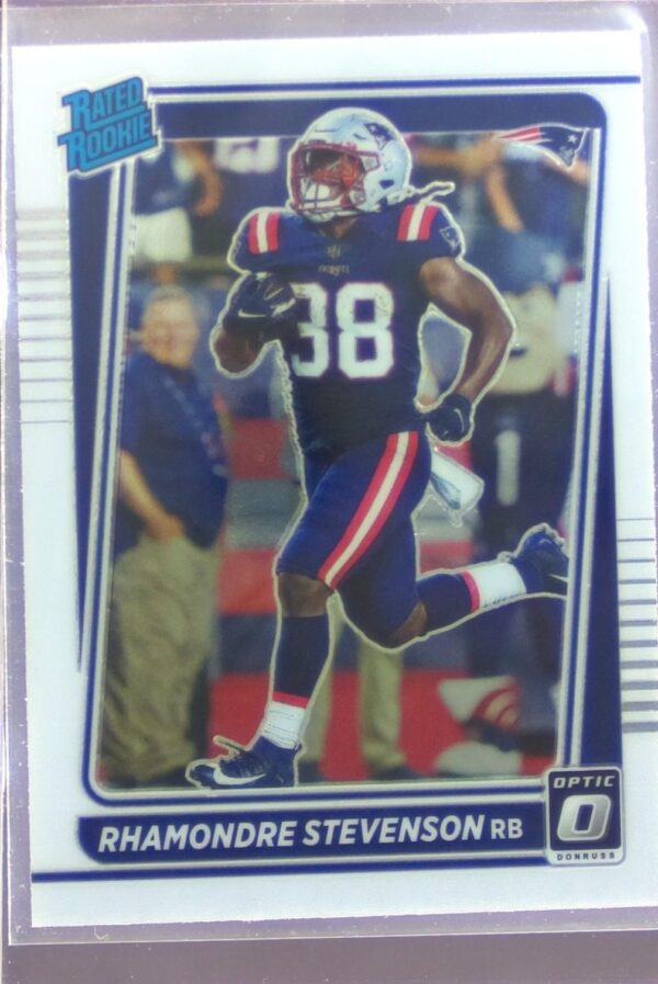 2021 Donruss Optic Rhamondre Stevenson RC #237 Patriots