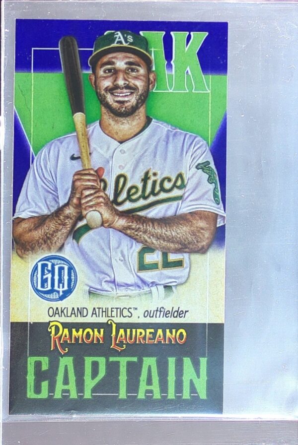 2021 Gypsy Queen Ramon Laureano /250 #CM-RL Athletics Captains Minis Indigo