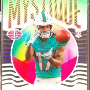 2021 Illusions Jaylen Waddle RC #MY-8 Dolphins Mystique Emerald
