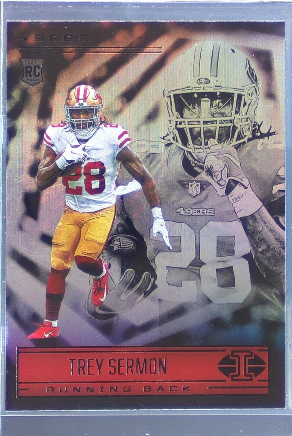 2021 Illusions Trey Sermon Retail RC #82 49ers