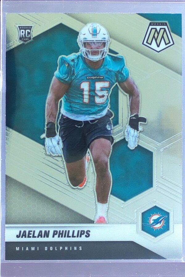 2021 Mosaic Jaelan Phillips RC #350 Dolphins