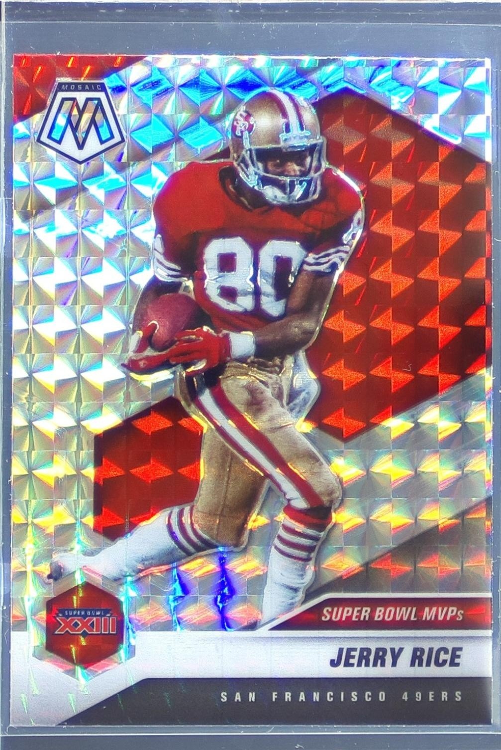 2021 Mosaic Jerry Rice Prizm #295 49ers