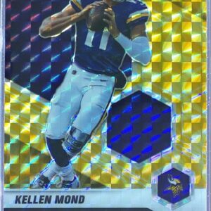 2021 Mosaic Kellen Mond Prizm Reactive Yellow RC #321 Vikings
