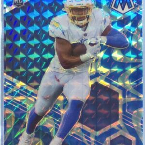 2021 Mosaic Larry Rountree III Prizm Reactive Blue RC #378 Chargers