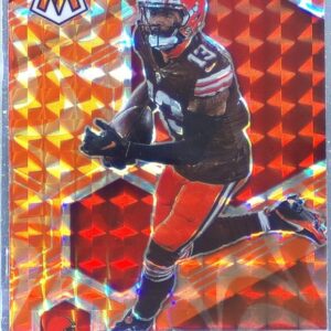 2021 Mosaic Odell Beckham Jr. Prizm Reactive Orange #54 Browns