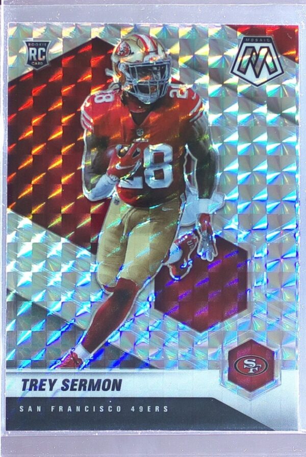 2021 Mosaic Trey Sermon Prizm Silver #324 49ers