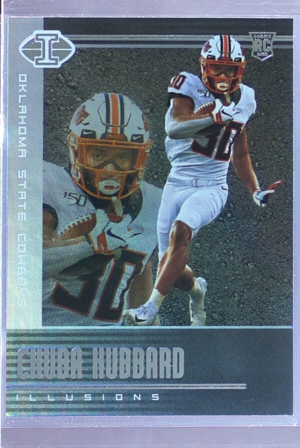 2021 Panini Chronicles Draft Picks Chuba Hubbard RC #115 Cowboys