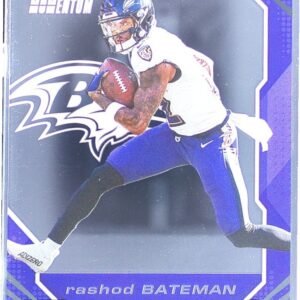 2021 Panini Chronicles Rashod Bateman RC #PMR-13 Ravens Playoff Momentum Rookies