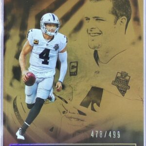 2021 Panini Illusions Derek Carr Trophy Collection Bronze /499 #26 Raiders