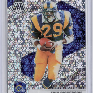 2021 Panini Mosaic Eric Dickerson No Huddle Prizm Silver #117 Rams