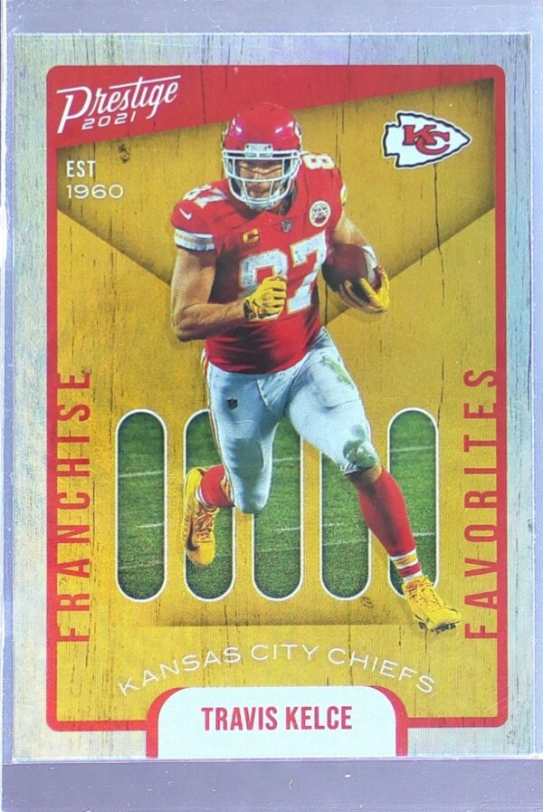 2021 Panini Prestige Travis Kelce #FF-2 Chiefs Franchise Favorites