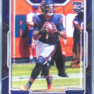2021 Playbook Justin Fields Purple RC #108 Bears
