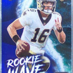 2021 Playoff Ian Book RC #RW-IBO Saints Rookie Wave Blue