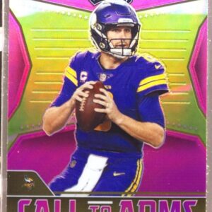 2021 Playoff Kirk Cousins #CA-KCO Vikings Call to Arms Pink