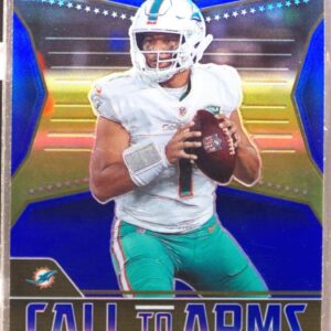 2021 Playoff Tua Tagovailoa #CA-TTA Dolphins Call to Arms Blue