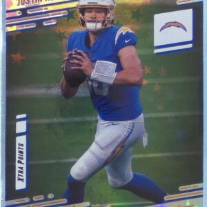2021 Prestige Justin Herbert Xtra Points Astral #192 Chargers