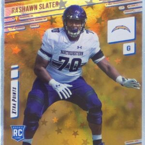 2021 Prestige Rashawn Slater Xtra Points Astral RC #255 Chargers